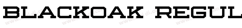 Blackoak Regular字体转换